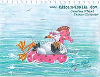 FUNNY SEAGULL AT THE SEA ... full colour - 300 dpi- Watermarked Website.jpg